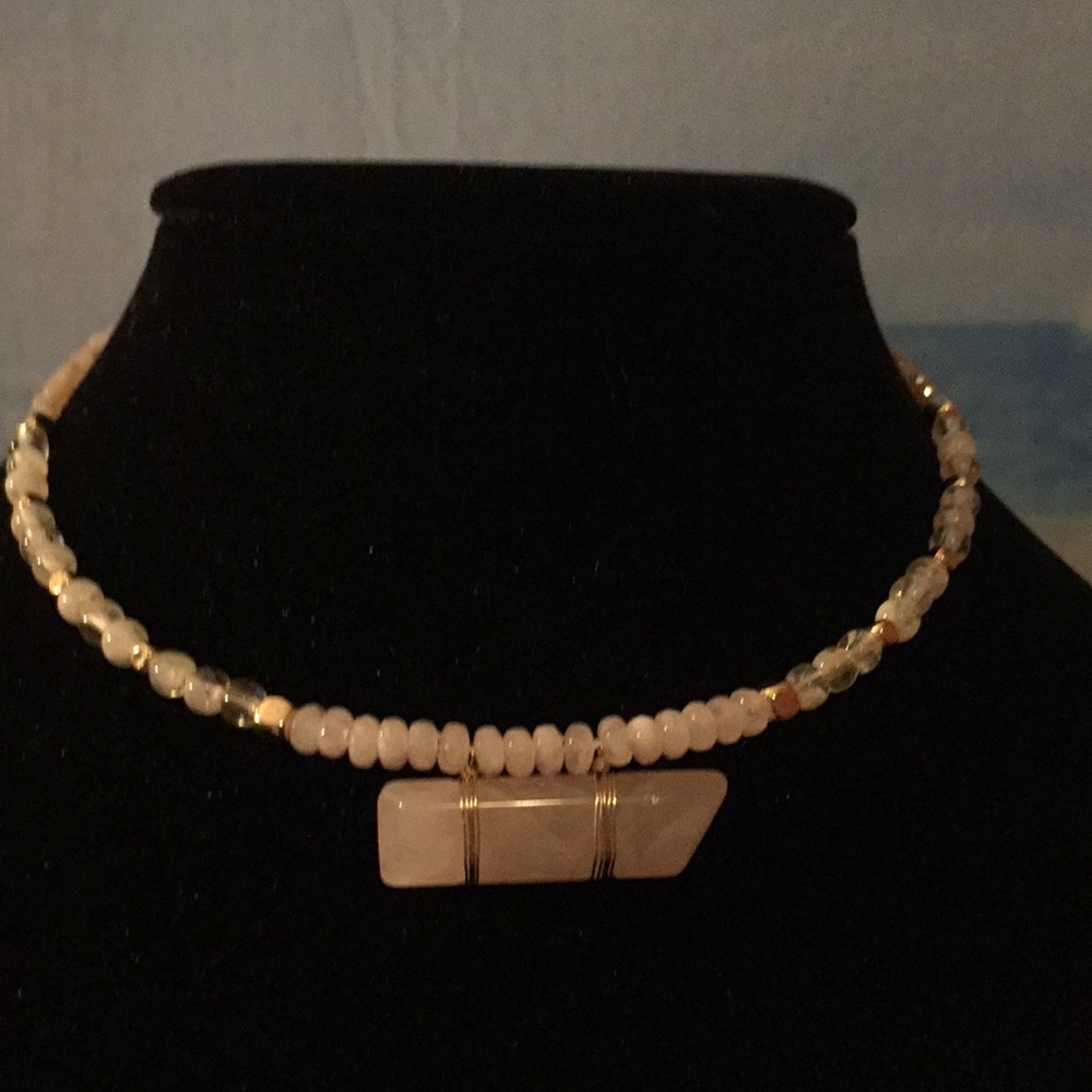 Pink Choker Necklace